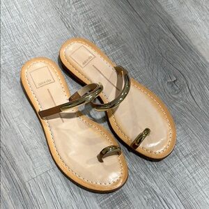 Dolce Vita Metallic Gold Sandals